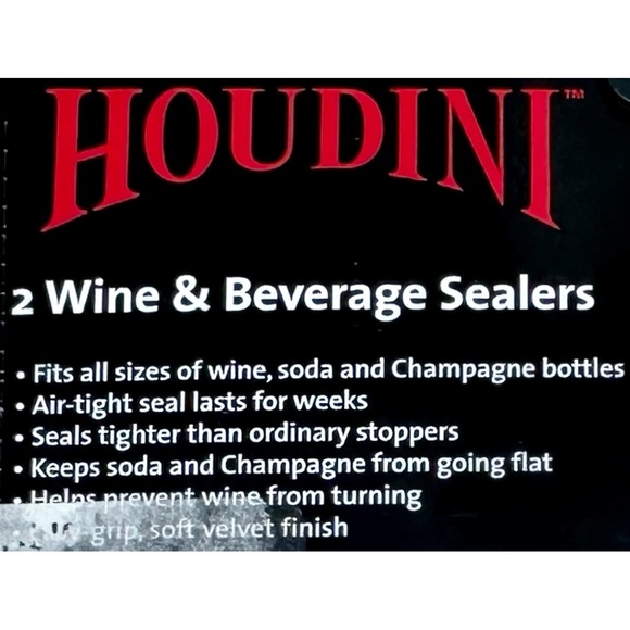 NEW Houdini 2 Wine and Beverage Sealers - Picture 12 of 17